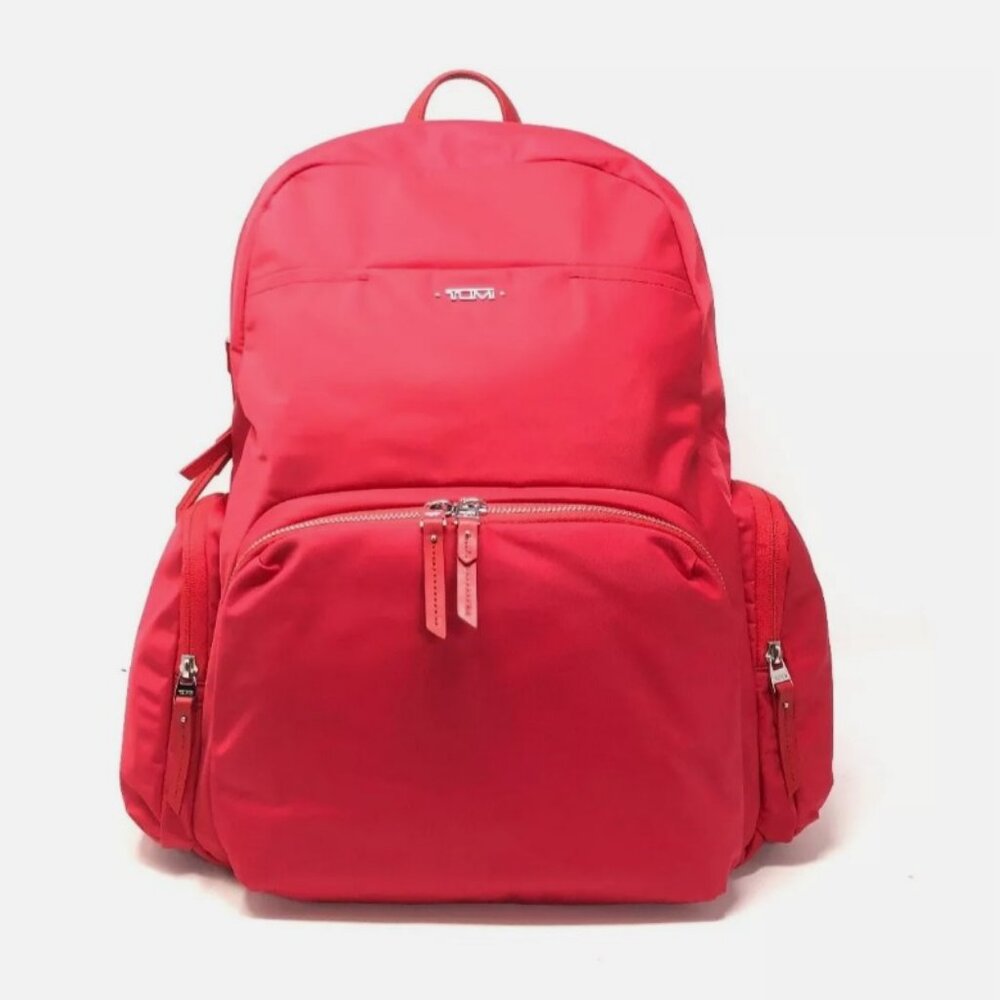 TUMI Meggie Laptop Backpack Trolley Sleeve in Hot Barbie Neon Pink